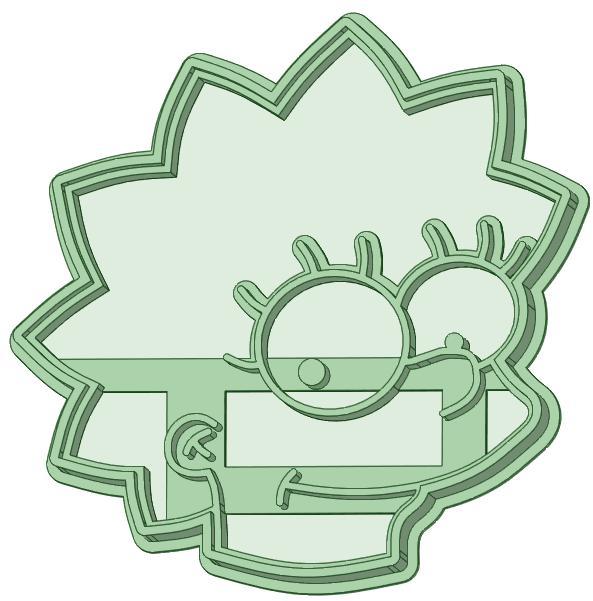 Lisa Simpson 6cm cookie cutter