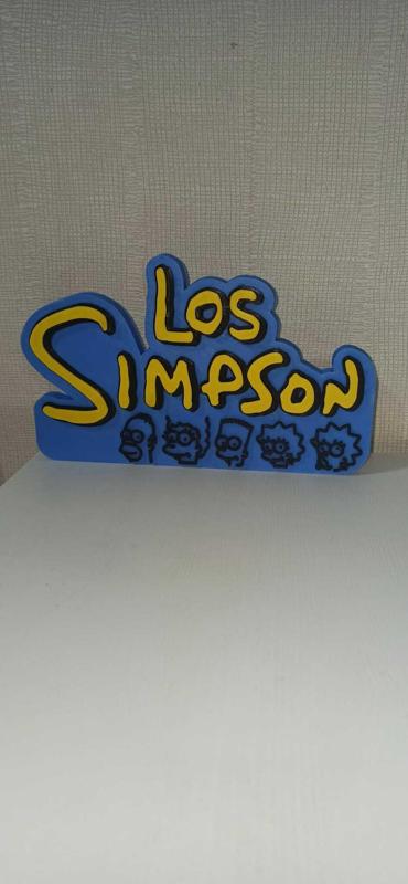 SIMPSON LOGO + FACES (EASY PRINT)
