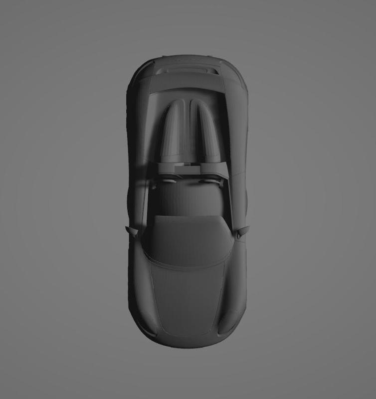 Porsche Carrera GT Cabrio – 3D Printable Open-Top Supercar