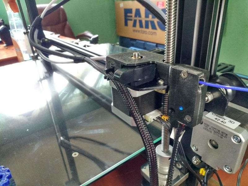 CR-10 S Extruder Cover with V1 or V2 Filament Sensor attached