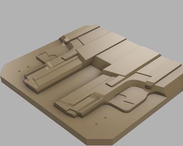 SMITH & WESSON SHIELD X VACUUM MOLD