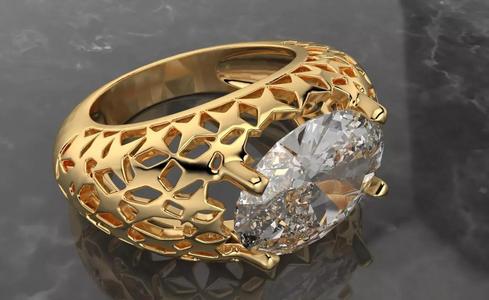 stars ring gem cut oval 14x10mm