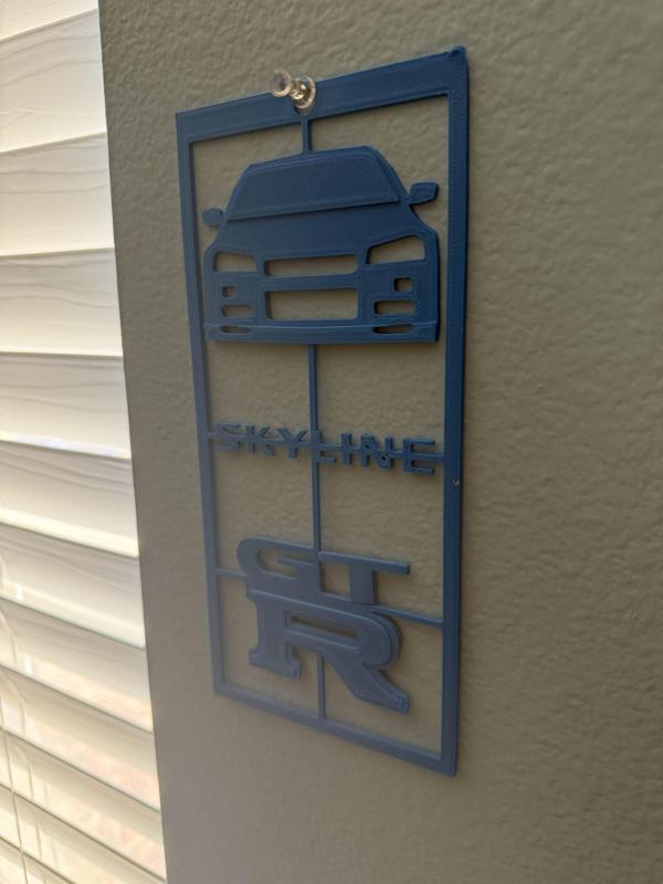 GT-R R34 wall mount decoration