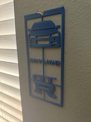 GT-R R34 wall mount decoration