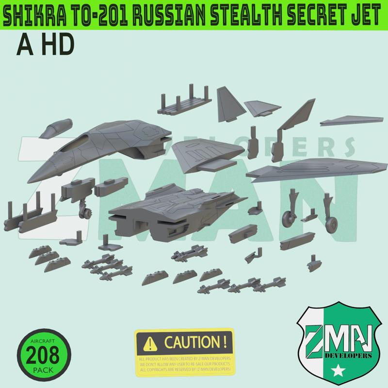 SHIKRA TO-201 Russian STealth Jet V1
