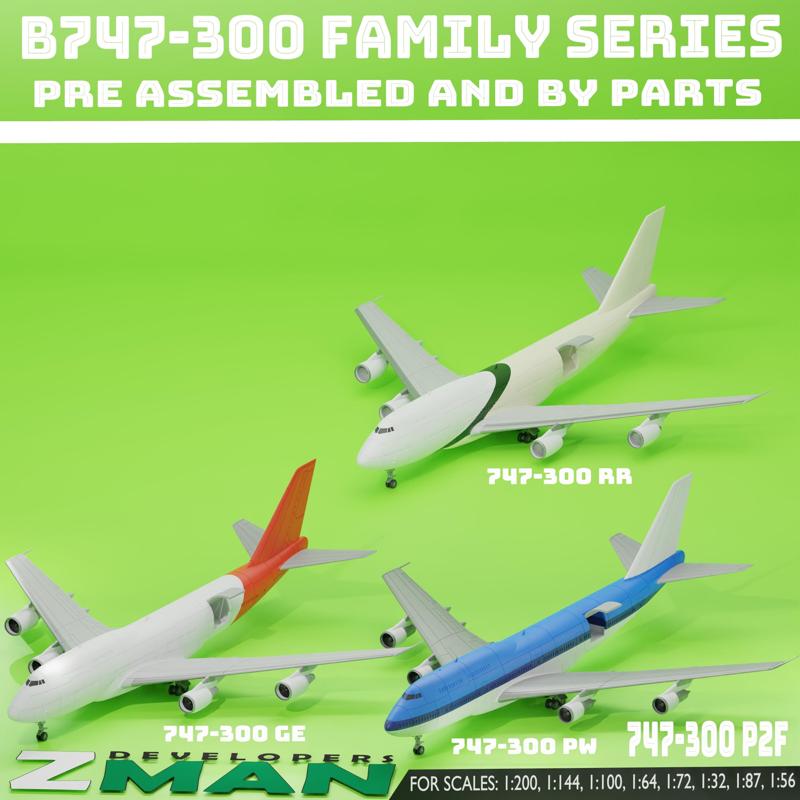 B747-300M (P2F-FAMILY PACK) V3
