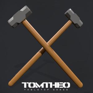 Wrestling Action Figure Sledge Hammer Accessory
