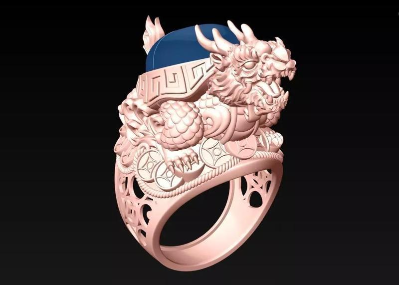 Turtle ring - Dragon Rings - Unicorn Ring - Pixiu Rings - N1841