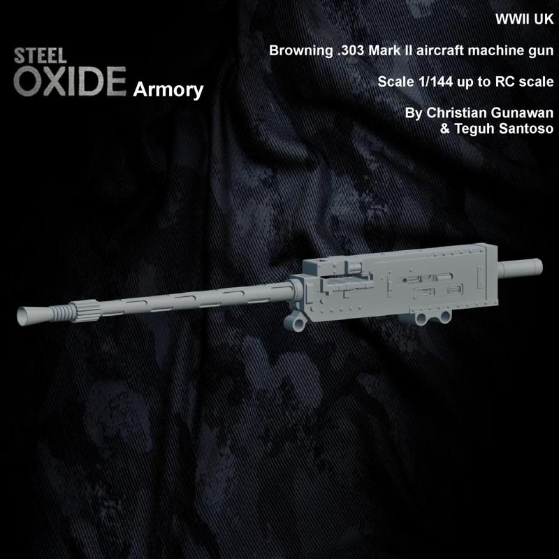 WWII UK Royal Air Force Browning .303 Mark II aircraft machine gun