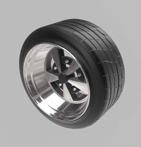 VW Escarabajo Scara Wheels with Stretched Tires in 2 Different sizes