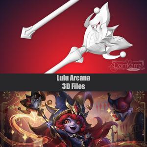 Lulu Arcana League of Legends STL files