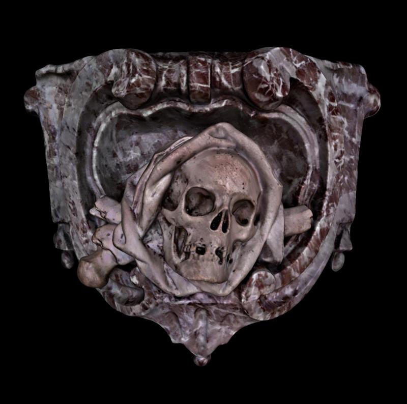 Sculpture - Skull from an old cathedral