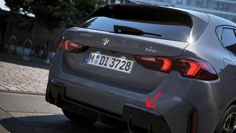 BMW 120 2025 Rear Bumper Tow Hook Cover