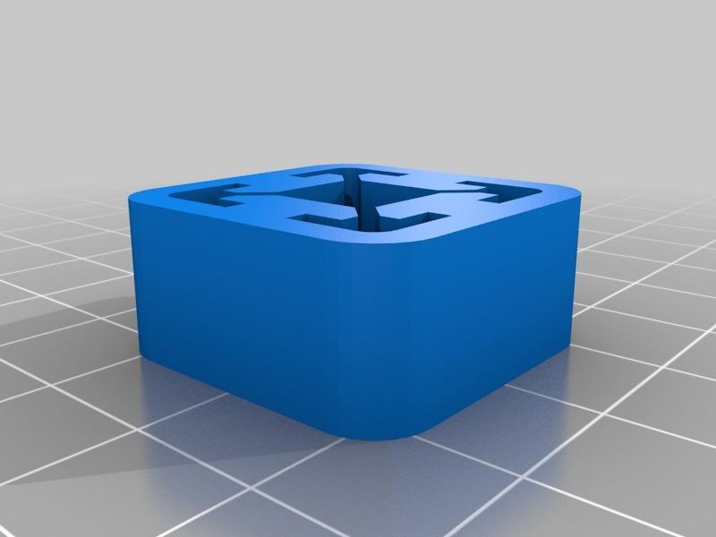 20x20mm aluminium extrusion end cap (foot)