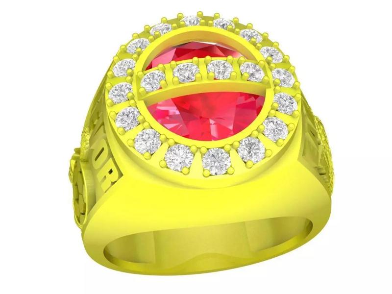 trevor and eagle luxury diamond korean men ring 4387