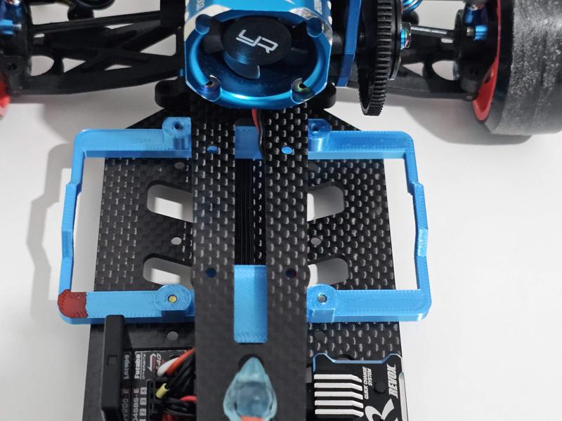 Team Associated DC10 Shorty Battery Holder - Low profile battery