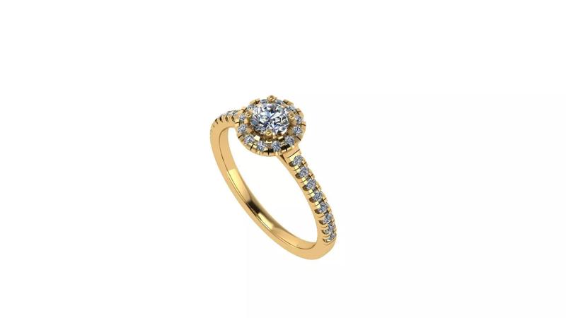Engagement  Ring 16 5mm