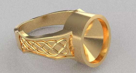 ring of the kelsky type for the emerald stone