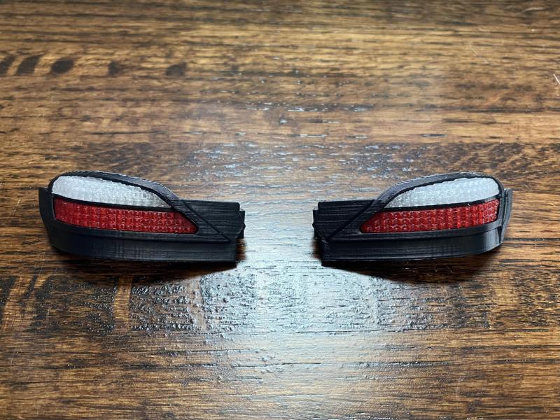 Nissan Silvia S15 Rear Light Buckets - 1/10 RC Drift