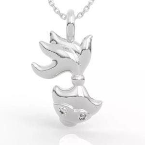 Adorable Goldfish Pendant Necklace