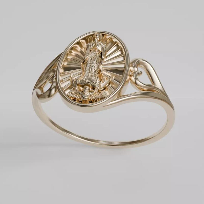 guadalupe medal ring