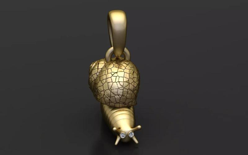 SNAIL ANIMAL PENDANT 3D PRINTABLE MODEL