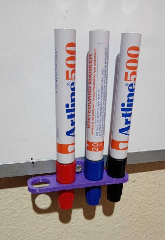Artline 500 whiteboard marker holder