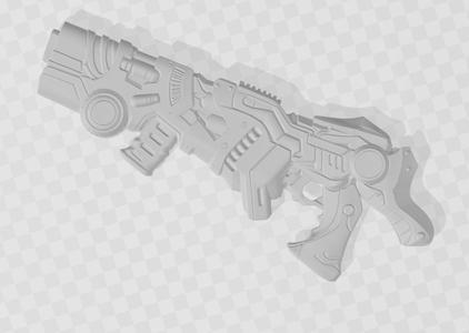 1/12 gi joe classified,marvel legends  style rifle/weapon bishop v2 set
