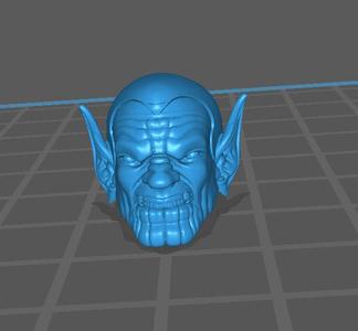 1/12 gi joe classified, marvel legends style head..skrull trooper v1