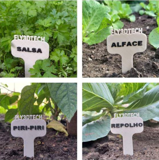 Custom Plant Lables Two Colors