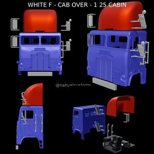 WHITE F - CAB OVER
