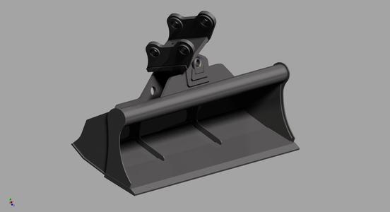 Tilting grading bucket 800mm for 0.8-1.5ton digger