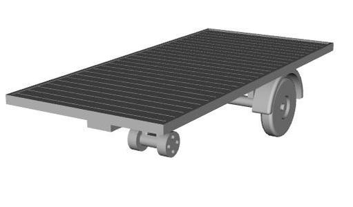 mh3 trailer 15ft7ft flat 1/148 scale