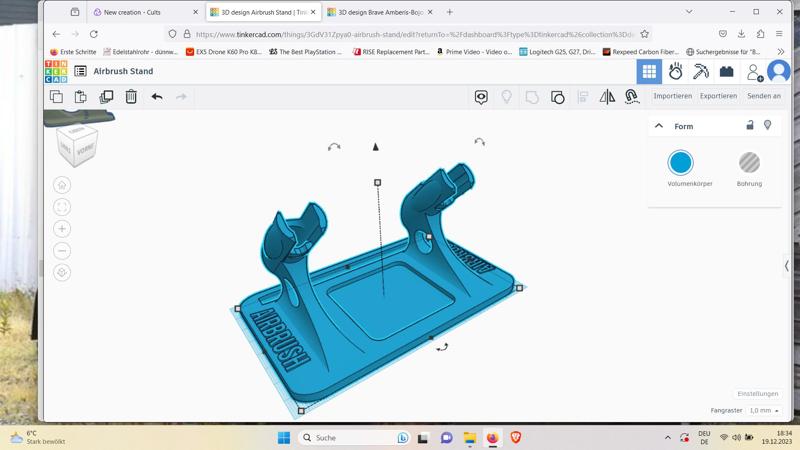 Airbrush Stand   Ständer für Airbrush