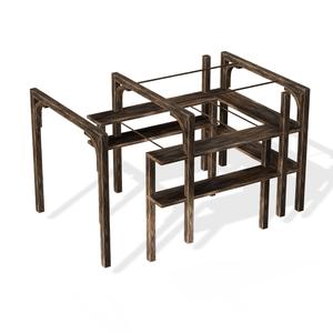 FURNITURE LADDER TABLE WOODEN SHELF KITCHEN MEAT WAREHOUSE