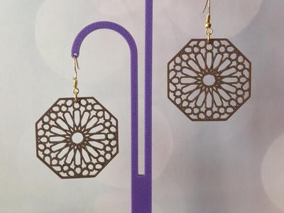 Andalusian Mandala Earring