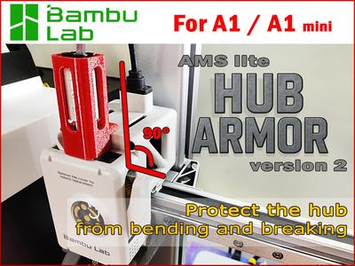 V2 AMS Lite Coupler armored fix for A1 & A1 Mini