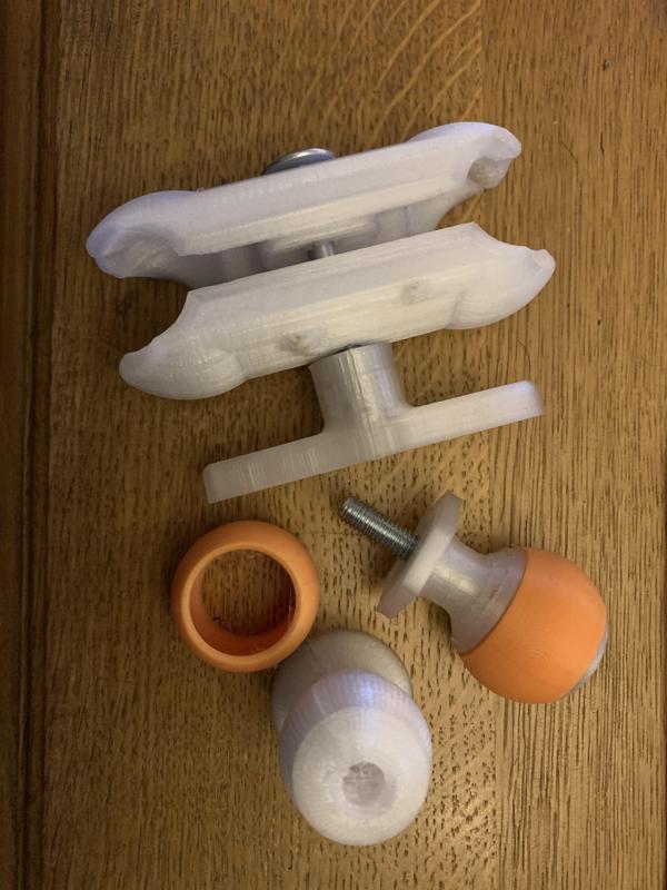 Ball and case holder