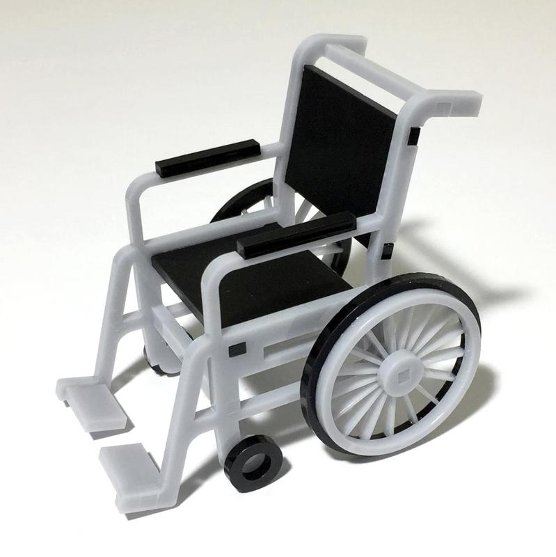 1:12 Wheelchair (Laser cutting files)