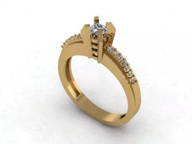 Gift Solitaire Ring Ready To Print