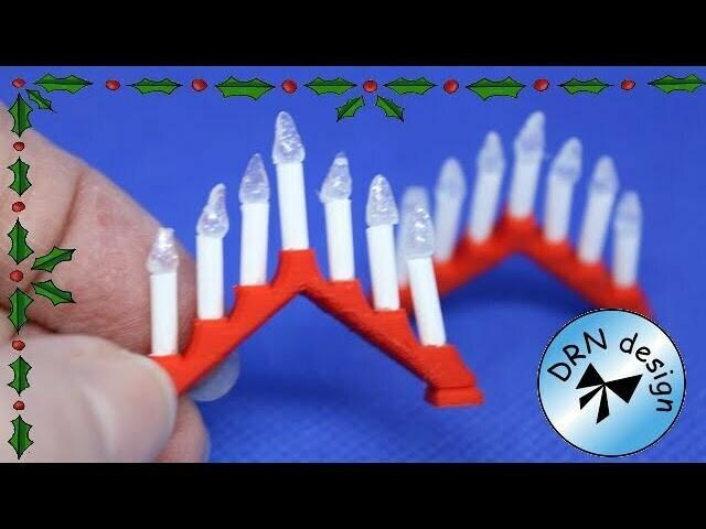 1:12 Christmas Candel holder