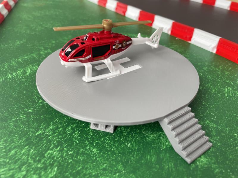 Helipad with stairs pr.120mm