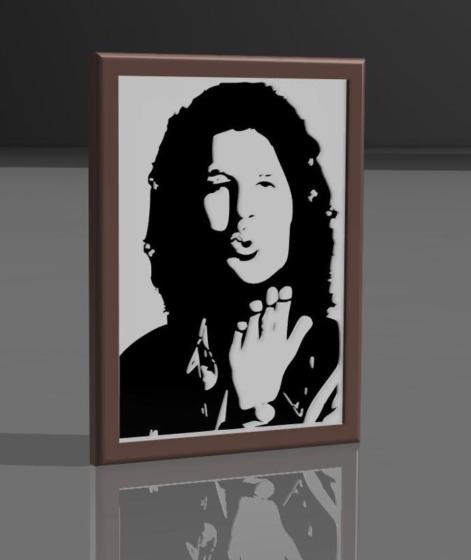 Mike Brant" decorative frame