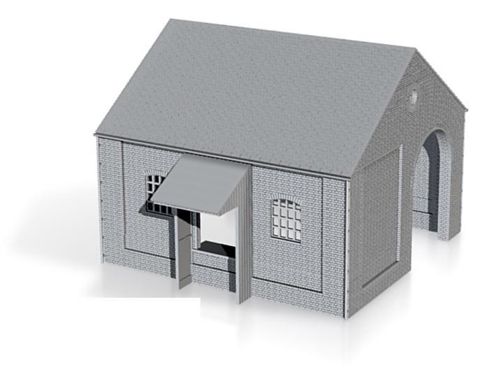 GWR style brick goods shed 1/76 scale