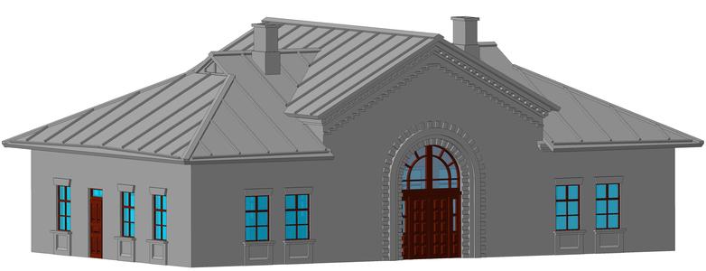 DESIGN OF A TYPICAL STATION BUILDING FOR 50 PASSENGERS