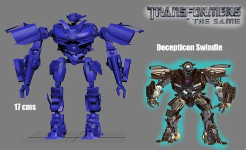 Transformers The Game Swindle 17 cms
