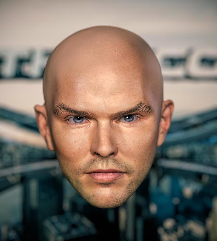 1/6 1/12 Superman 2025 Lex Luthor Nicholas Hoult Head Headsculpt