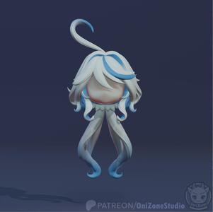 Furina Custom Hair for Nendoroid - Genshin Impact