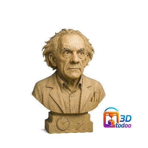 Dr emmett brown Back to the future , bust