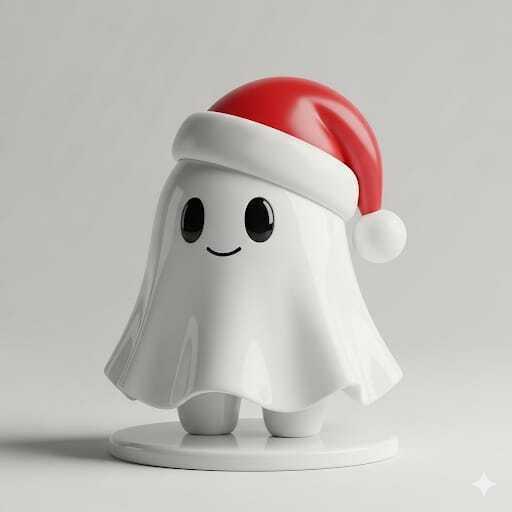 christmas spirit christmas christmas spirit christmas ghost santa hat